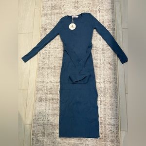 Amazon Blue Sweater Dress